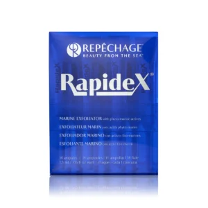Repechage Rapidex -merellinen kuorinta-aine 14 ampullia, sisältää fyto-merellisiä aktiiviaineita. Kauneus tulee merestä -hoitosarja.