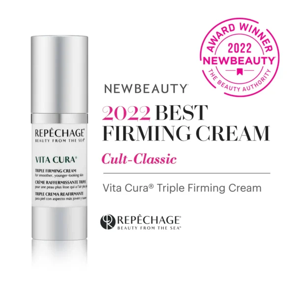 Repêchage Vita Cura® Triple Firming Cream - 2022 NewBeauty palkinnon voittaja parhaan kiinteyttävän voiteen kategoriassa.