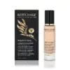 Repêchage Perfect Skin Liquid Foundation. Kasvomeikki, joka on rikastettu mineraaleilla ja vitamiineilla. Purkki ja pakkaus mustalla ja kultaisella.